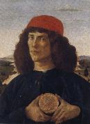 Sandro Botticelli Portrait Cosimo old gentleman Spain oil painting artist